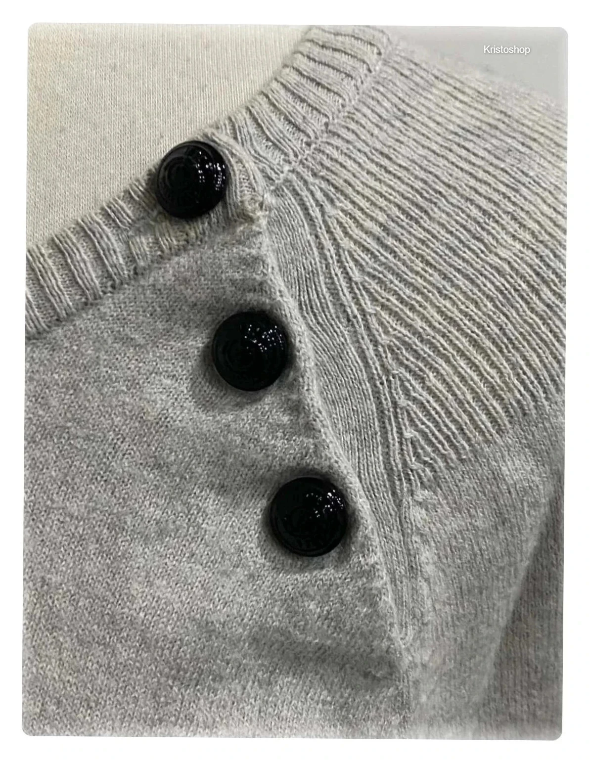 Suéter fino de lã cinza Scotch & Soda mangas longas Tamanho S Lucky – photo 9
